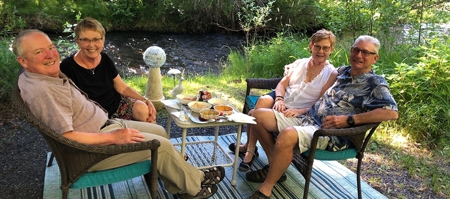 Guests Chatting