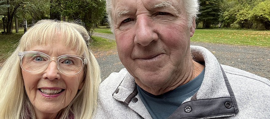 Your hosts, Joyce & Terry